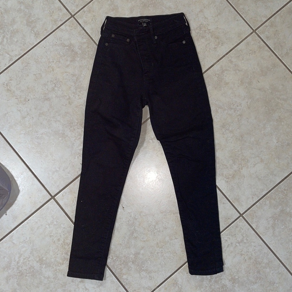 Banana republic high rise skinny jeans